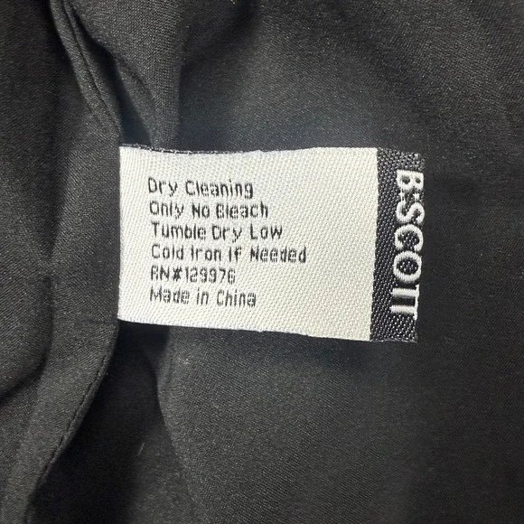 B. Scott Jacket Wool Blend Utility Style Brown Zip Front Streetwear Size M